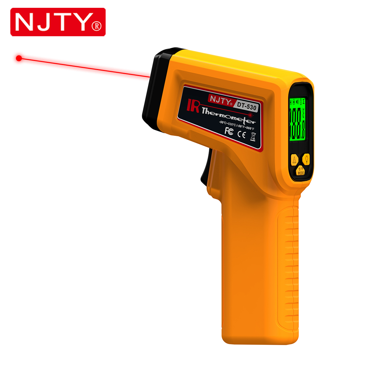 Soap Making Thermometer - NJTY Infrared Thermometer Laser Non-Contact Temperature
