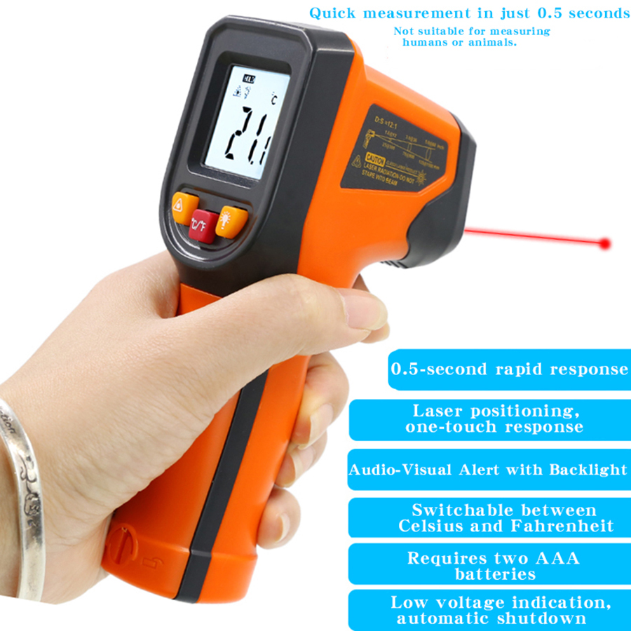 Soap Making Thermometer - NJTY T400A T600A High Precision Infrared