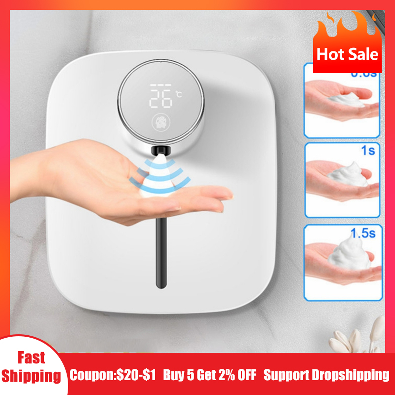 Soap Making Thermometer - Hot Soap Dispenser Automatic Wall-mounted Rechargeable