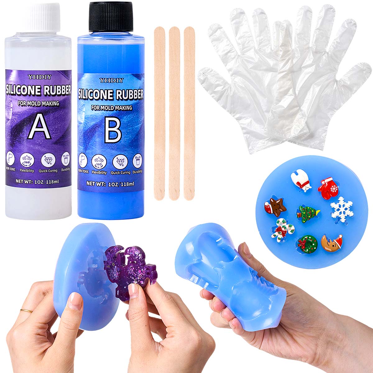 118ml/296ml Silicone Mold Maki - Soap Making Diy recension och pris