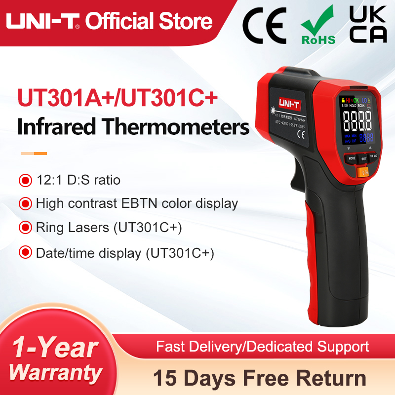 UNI-T UT301A+ UT301C+ Infrared - Soap Making Thermometer recension och pris