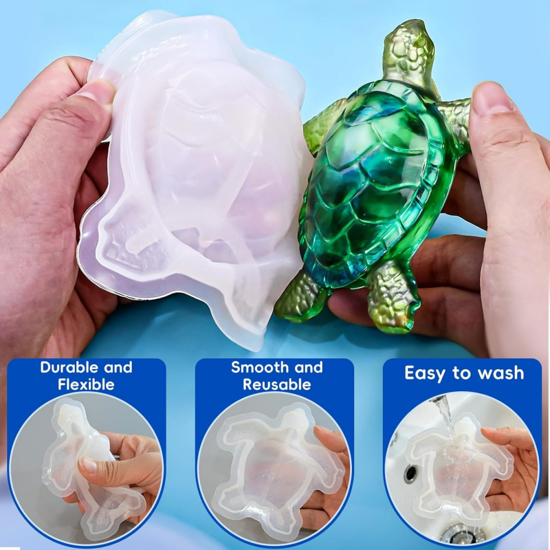 2Animal Resin Mold Set，3DTurtl - Soap Making Kit Amazon recension och pris