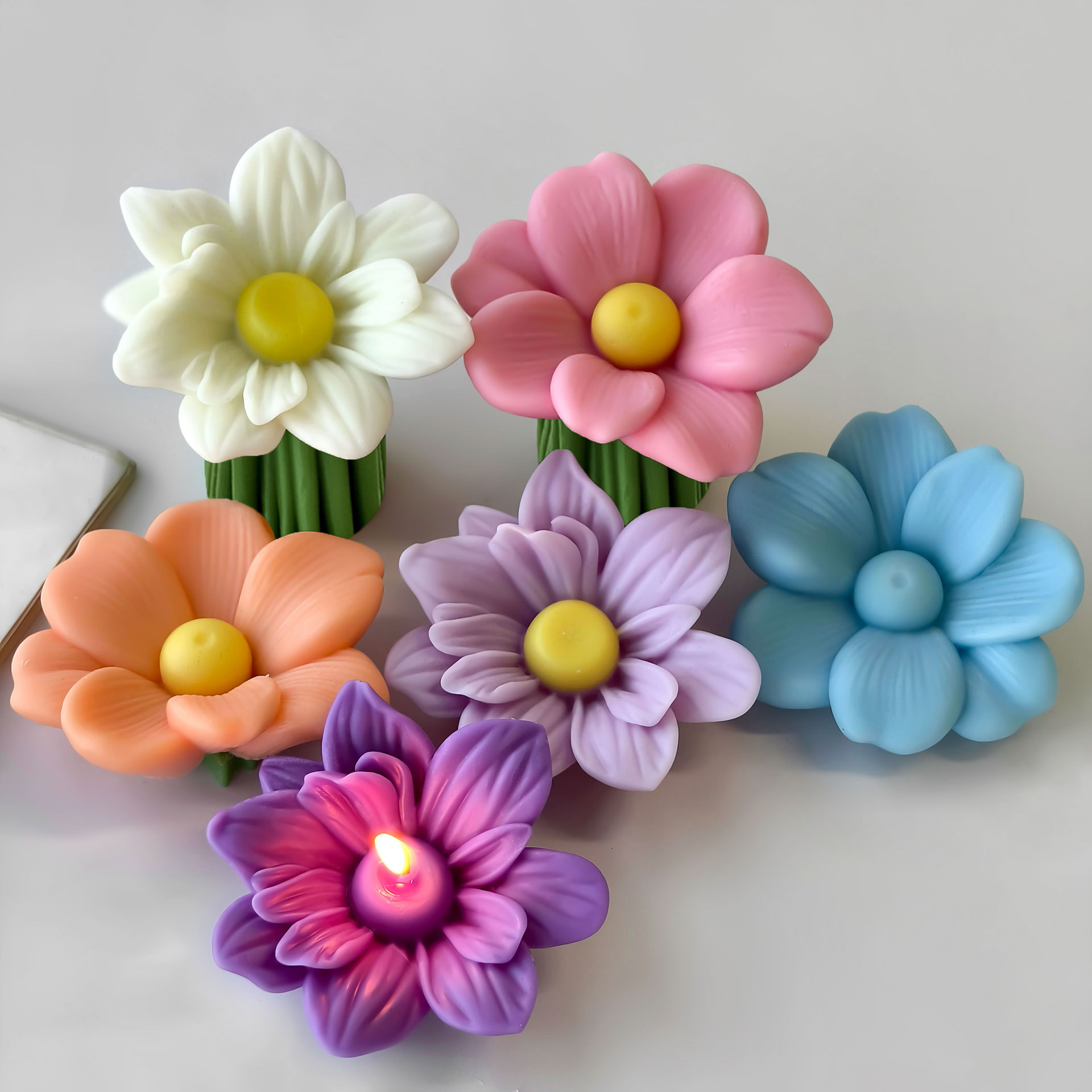DIY Flowers Aroma Candle Silic - Soap Making Fragrance recension och pris