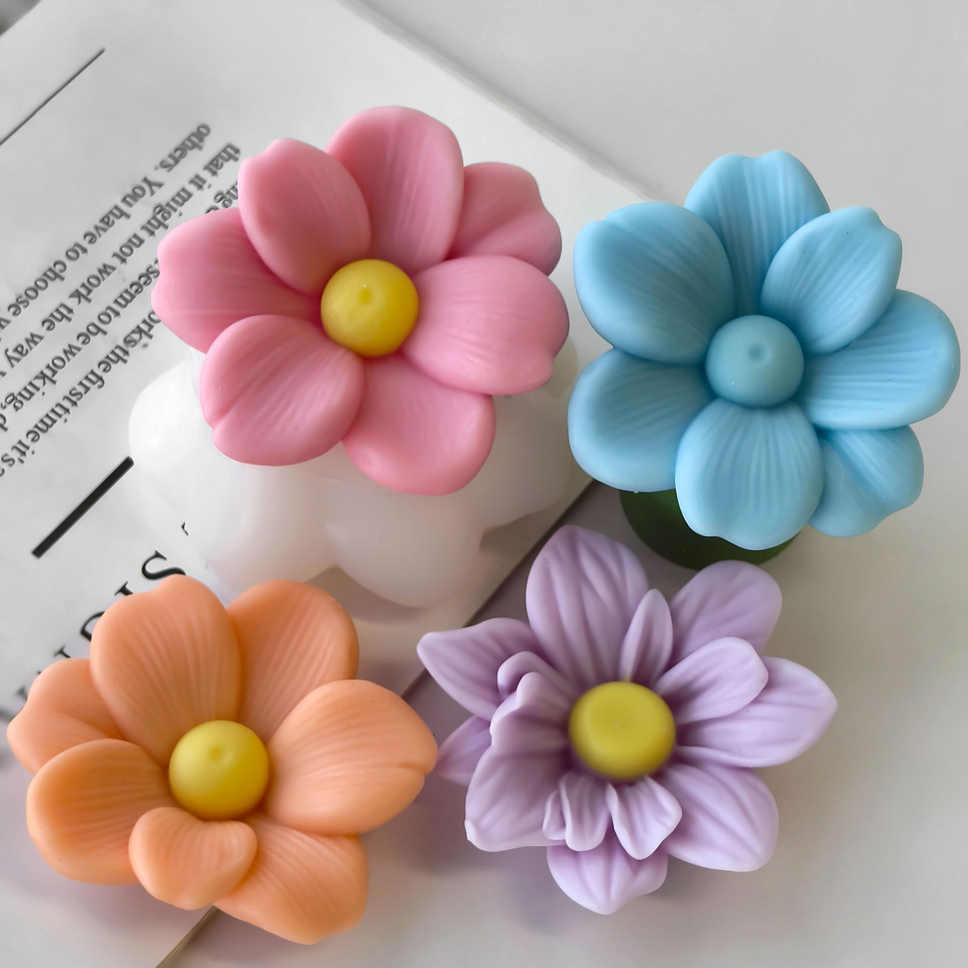 DIY Flowers Aroma Candle Silic - Soap Making Fragrance recension och pris