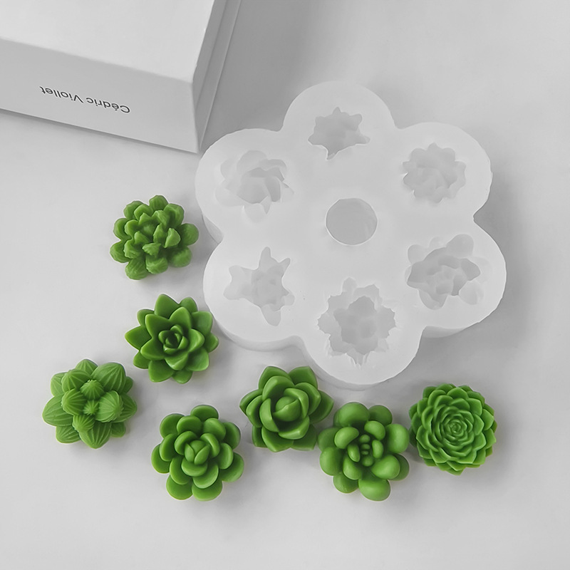 7 In1 Succulent Cactus Silicon - Soap Making Fragrance recension och pris