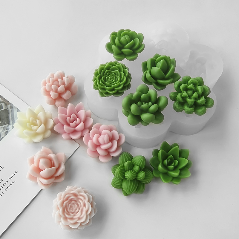 7 In1 Succulent Cactus Silicon - Soap Making Fragrance recension och pris