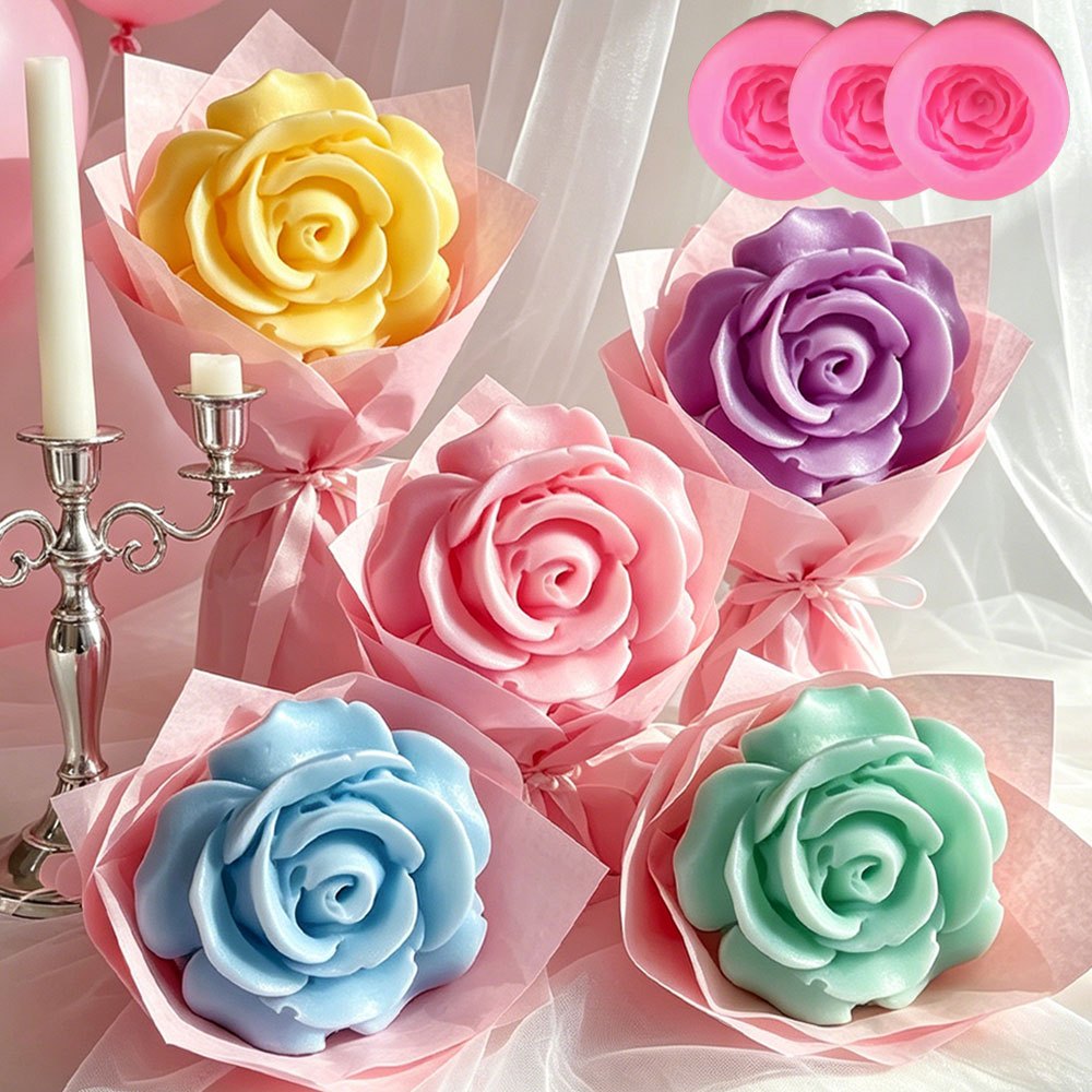 3pcs 3D Rose Flower Silicone M - Soap Making Kit Amazon recension och pris