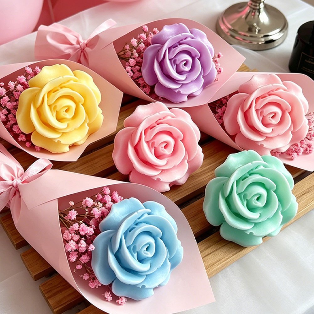 3pcs 3D Rose Flower Silicone M - Soap Making Kit Amazon recension och pris