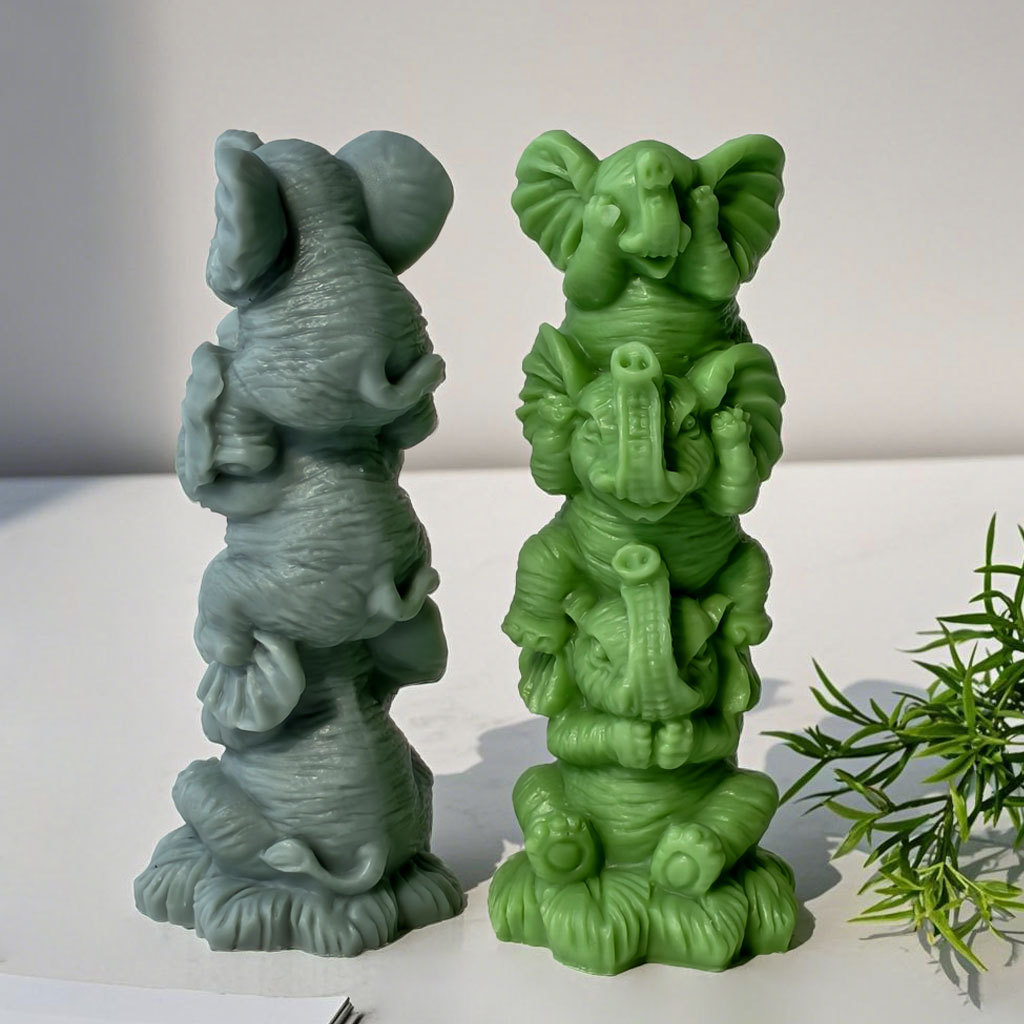 DIY Stacking Elephants Silicon - Soap Making Fragrance recension och pris