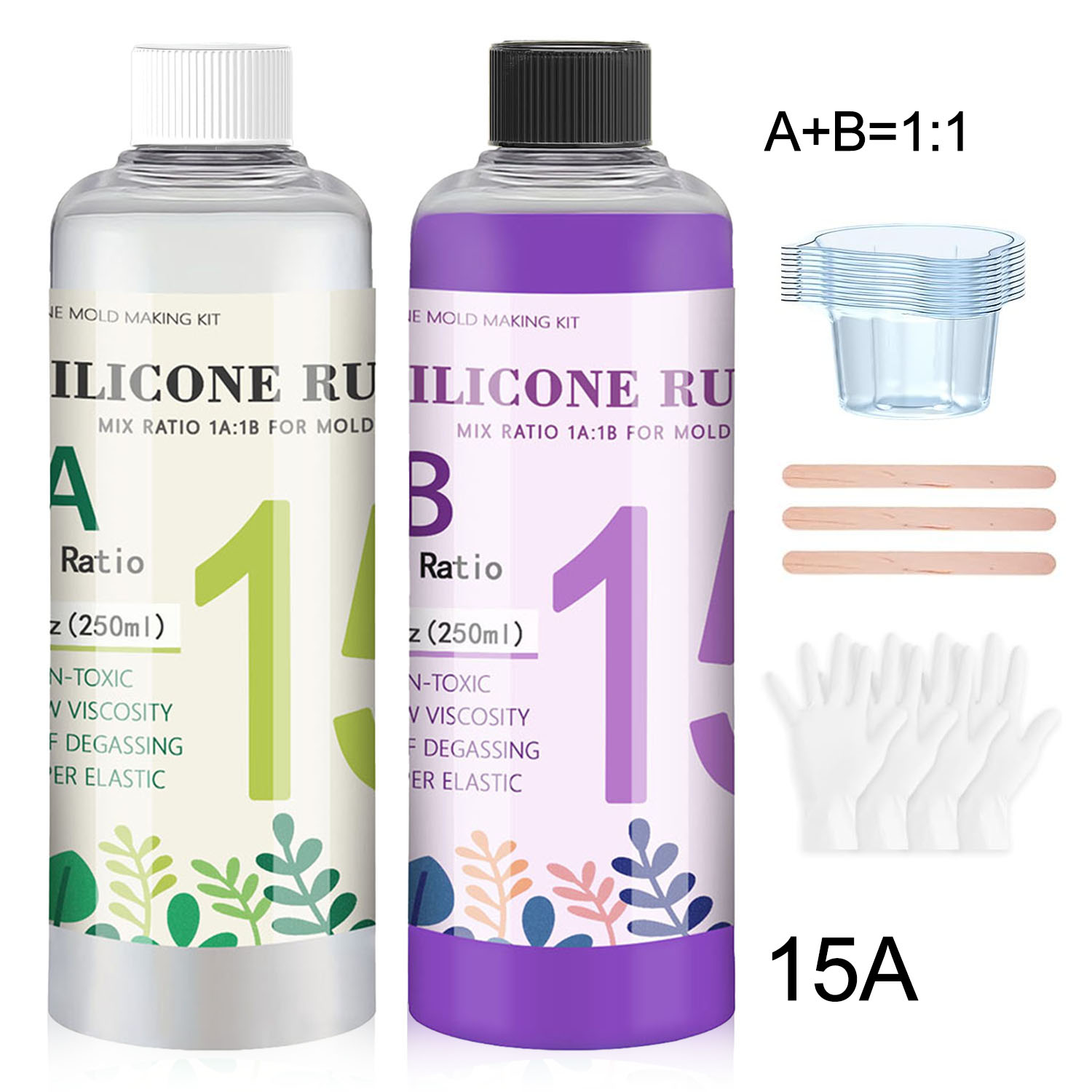 Purple Liquid Silicone Rubber  - Soap Making Ratios recension och pris