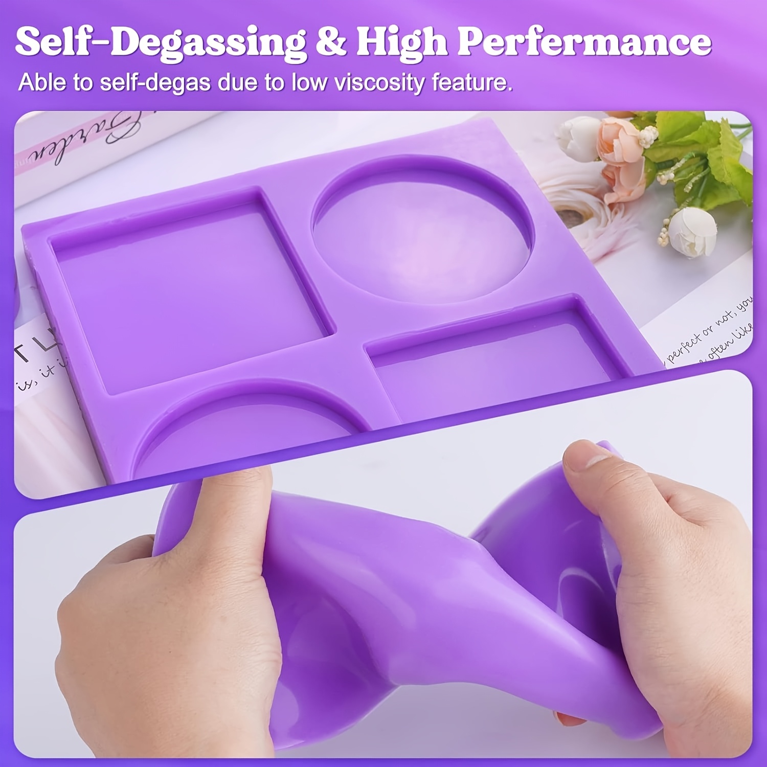 Purple Liquid Silicone Rubber  - Soap Making Ratios recension och pris