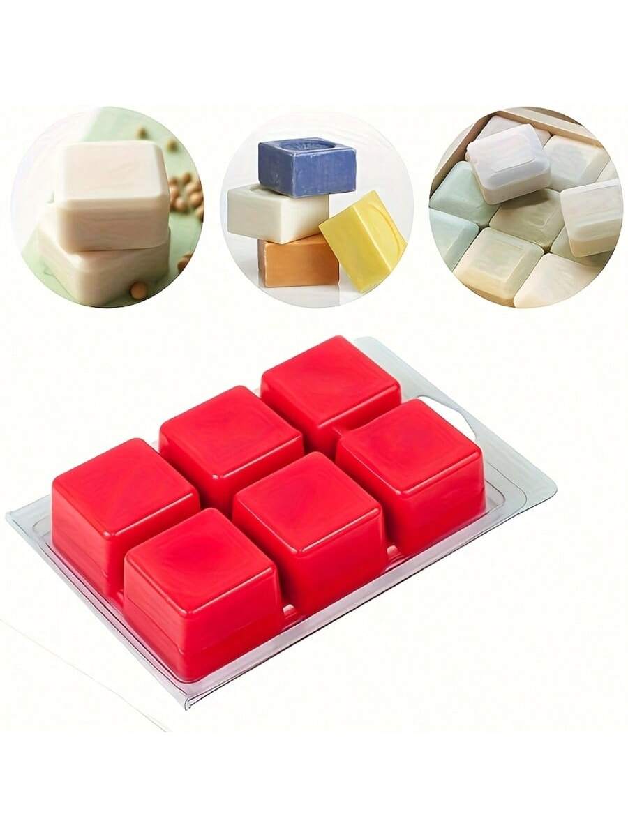 12/24 Pieces Rectangular 6-Hol - Soap Making Websites recension och pris