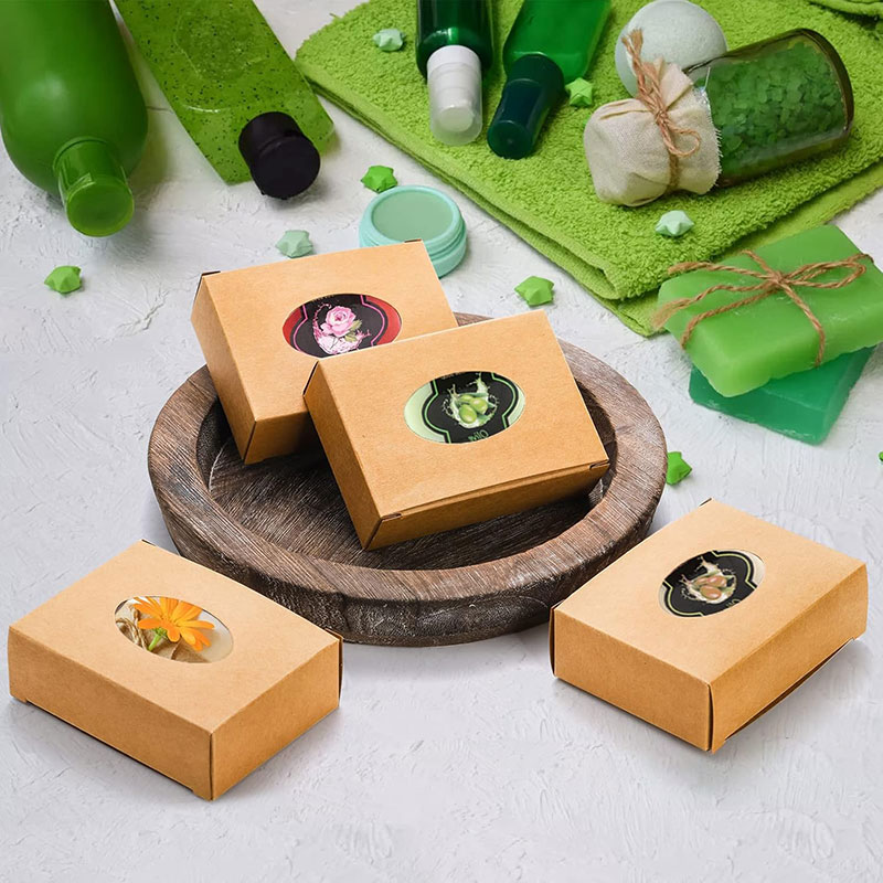 20/30Pcs Mini Kraft Paper Box  - Kraft Soap Label recension och pris