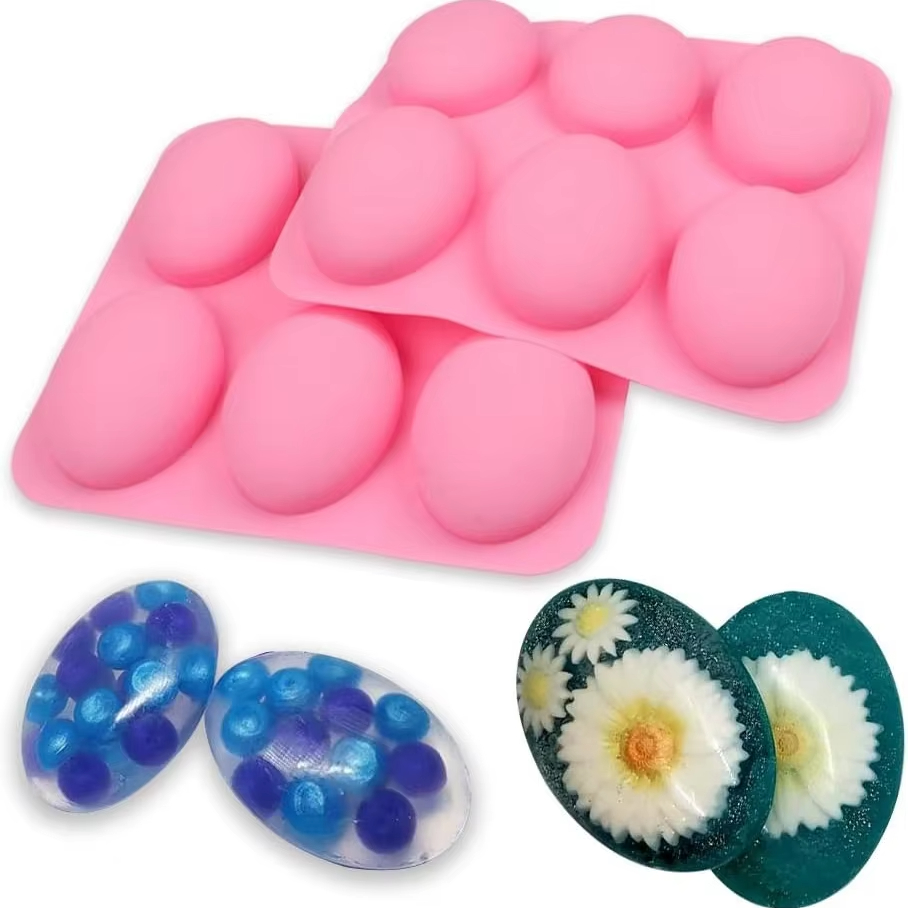 6 Cavity Silicone Molds for So - Soap Making Websites recension och pris