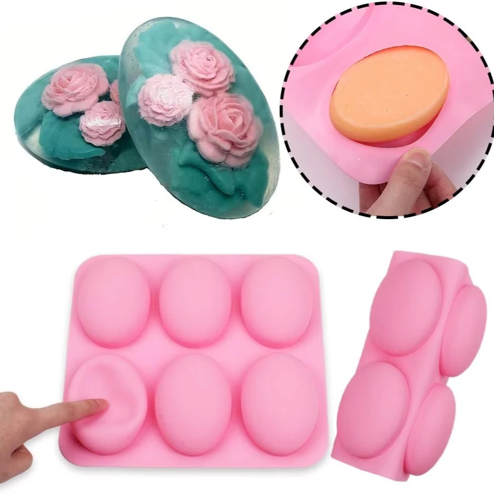 6 Cavity Silicone Molds for So - Soap Making Websites recension och pris