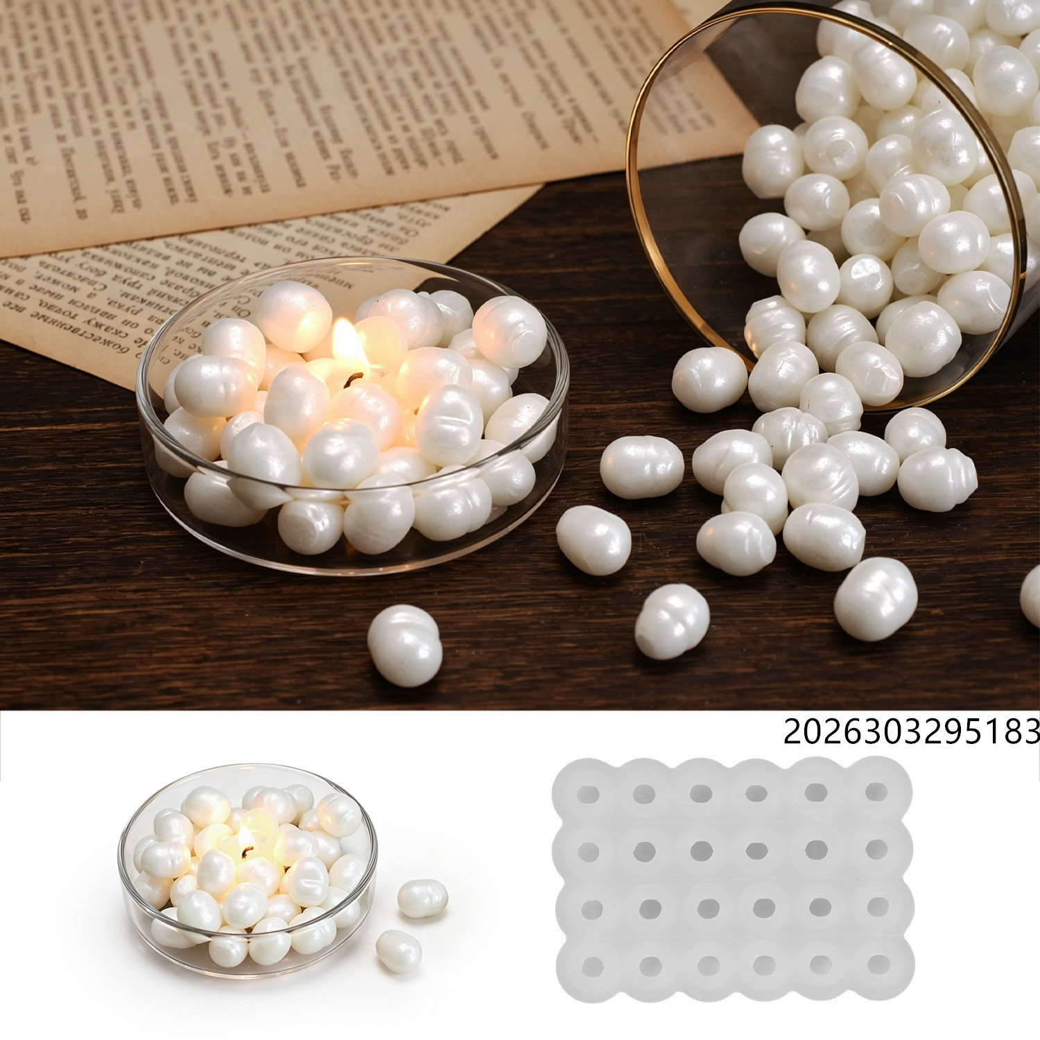 Healing Ocean Pearl Mirror Wax - Natural Making Soap recension och pris