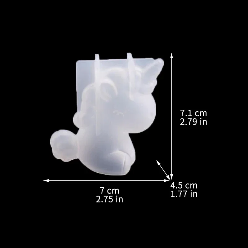 3D Geometric Silicone Unicorn  - Soap Making Lye recension och pris