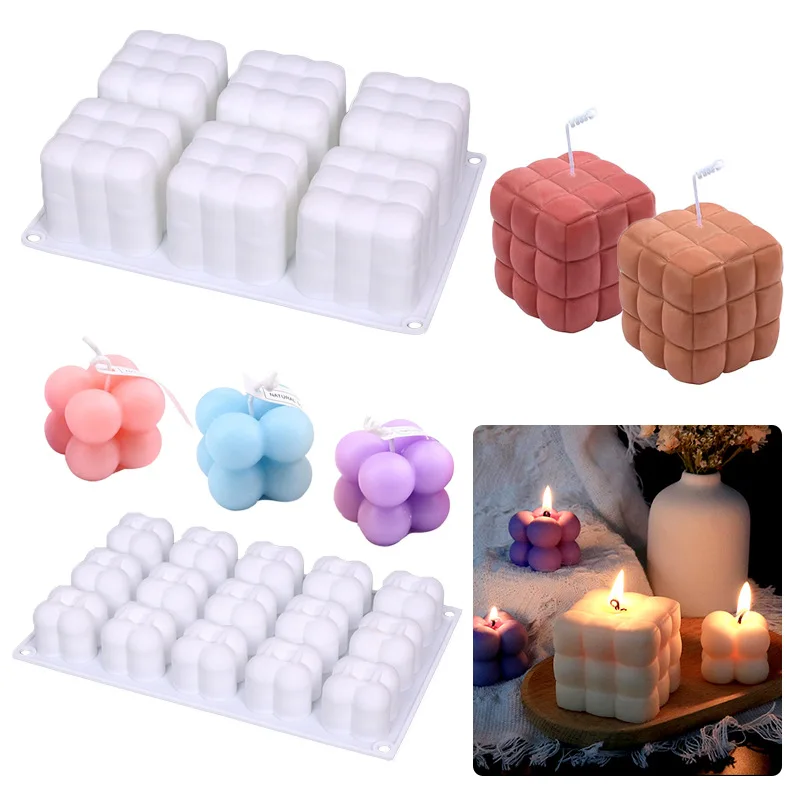 3D Bubble Cube Candle Silicone - Soap Making Kit Amazon recension och pris