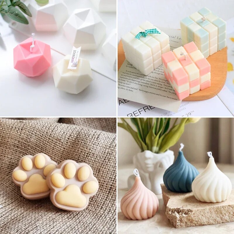 3D Bubble Cube Candle Silicone - Soap Making Kit Amazon recension och pris