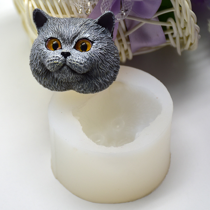 Silicone Mold Short-haired Cat - Natural Making Soap recension och pris