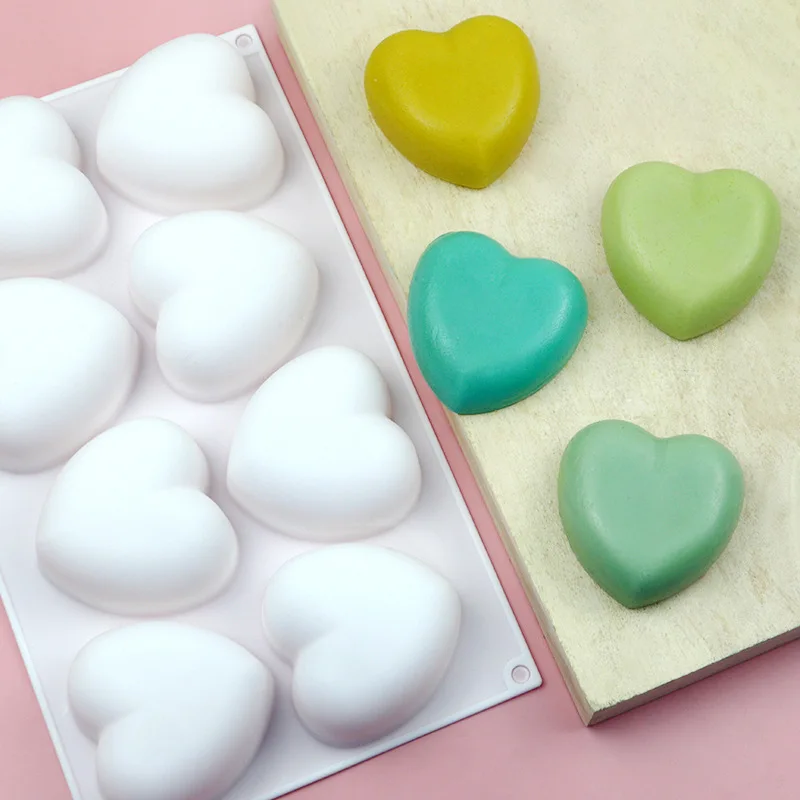 Love Heart Silicone Soap Mold  - Soap Making Fragrance recension och pris