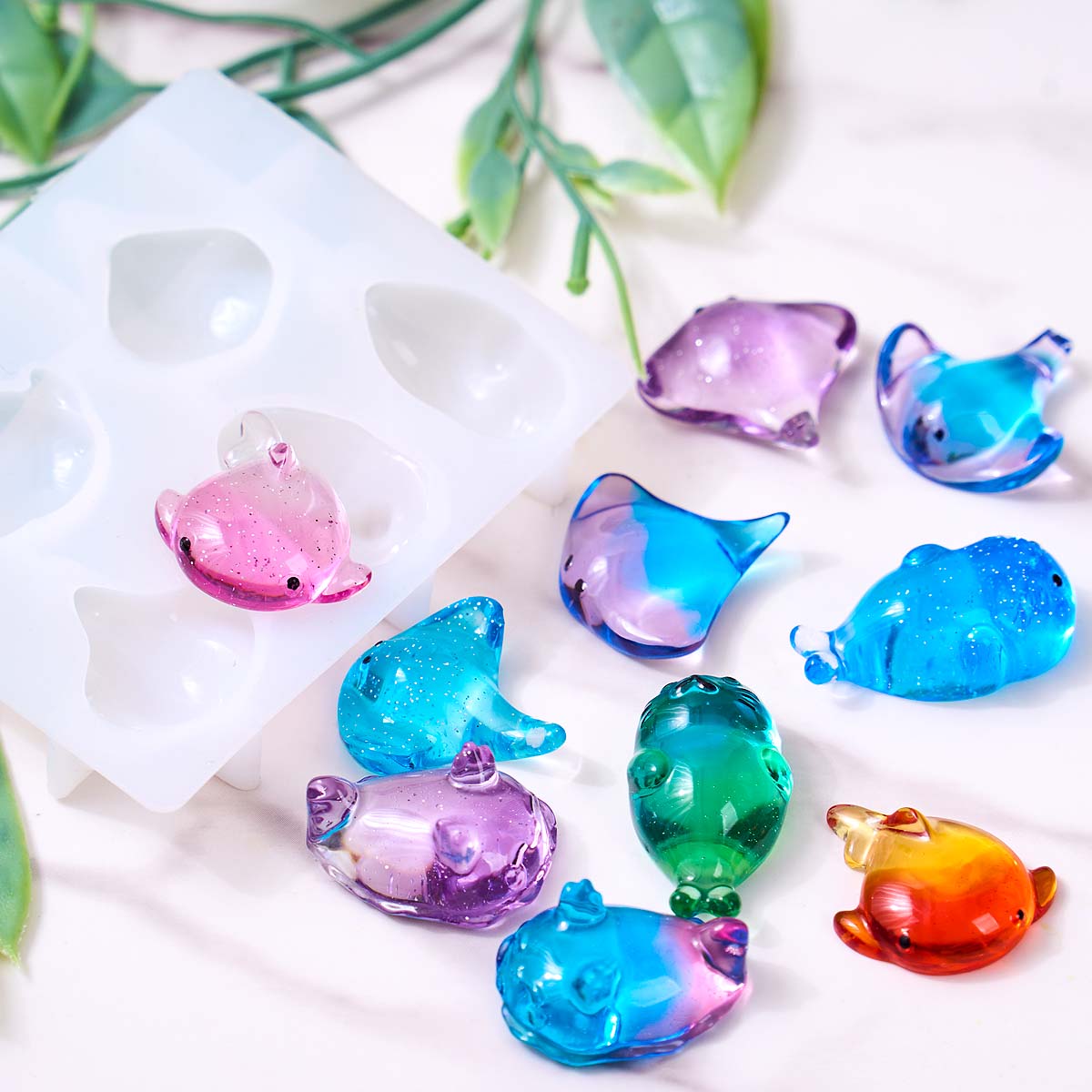 3D Healing Kawaii Manta Ray Wh - Soap Making Diy recension och pris