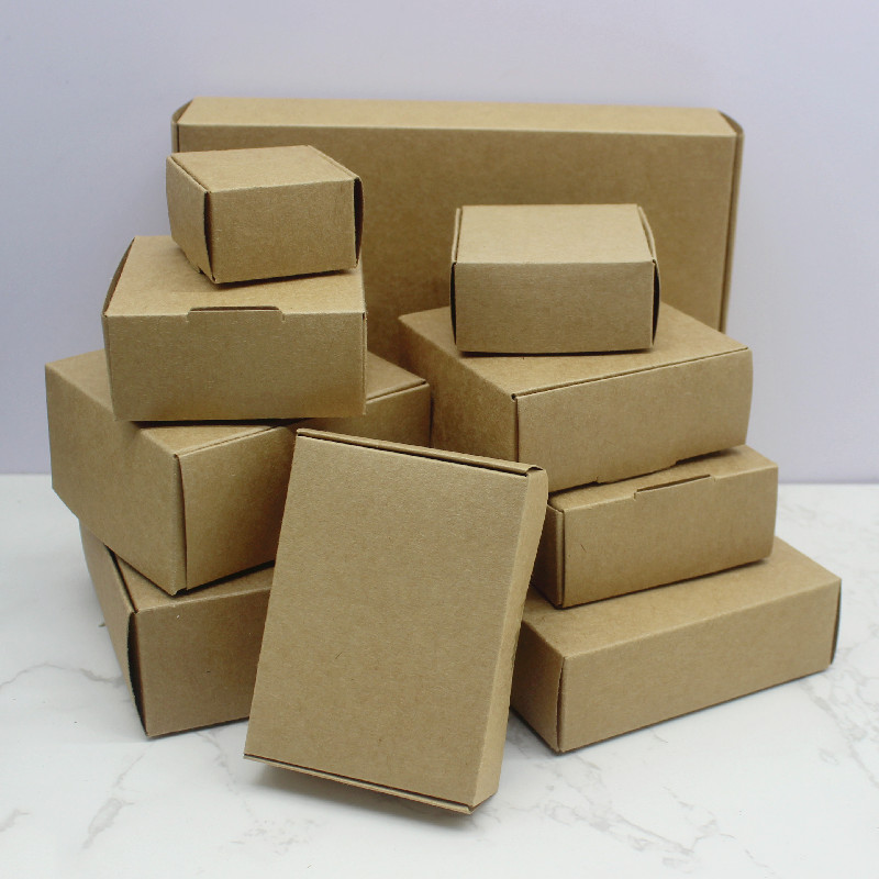Multi Size 10Pcs Square White/ - Kraft Soap Label recension och pris