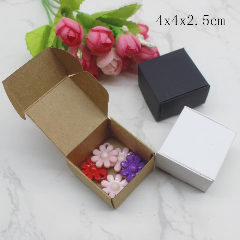 Multi Size 10Pcs Square White/ - Kraft Soap Label recension och pris