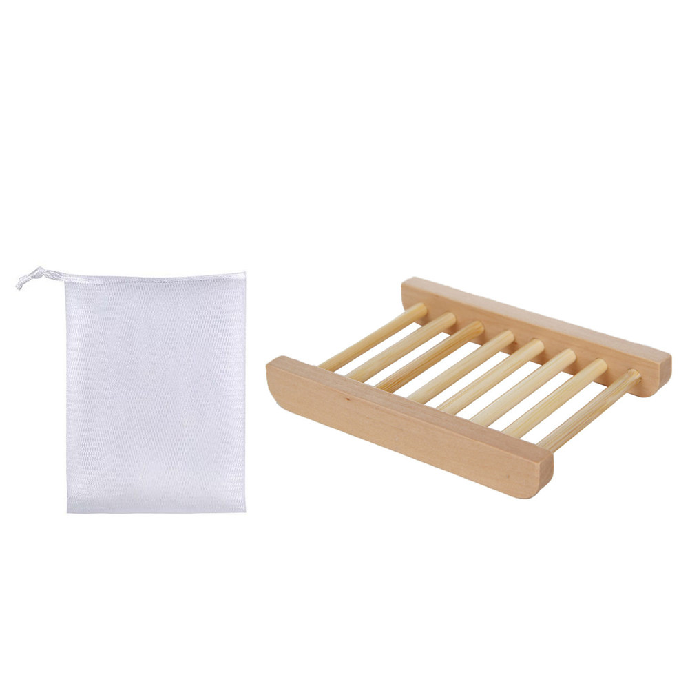 1Set Natural Wood Soap Dish an - Soap Making Fragrance recension och pris