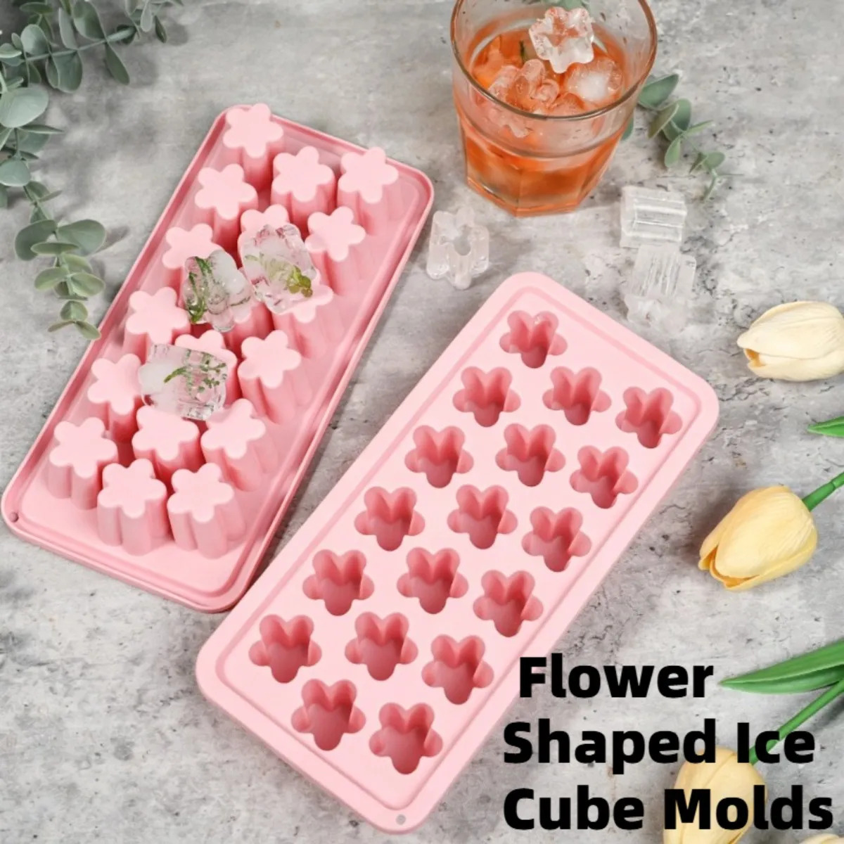 1pc Flower Ice Cube Tray with  - Soap Making Websites recension och pris