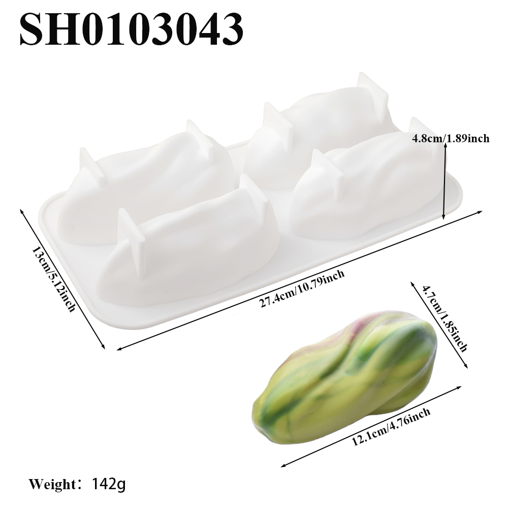 4 or 9-Cell Pistachio Design S - Soap Making Lye recension och pris