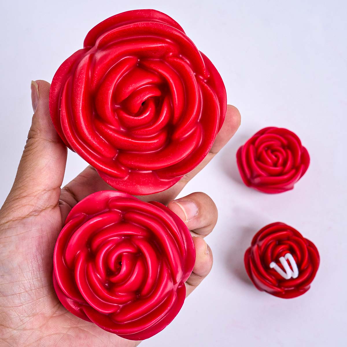 3D Flower Shape Silicone Candl - Soap Making Fragrance recension och pris