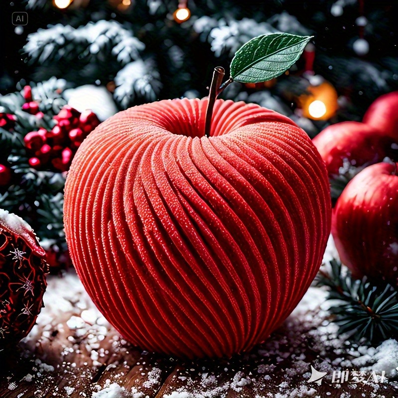 A trendy red apple silicone mo - Natural Making Soap recension och pris