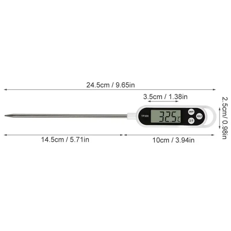 1pcs Digital Meat Food Thermom - Soap Making Thermometer recension och pris