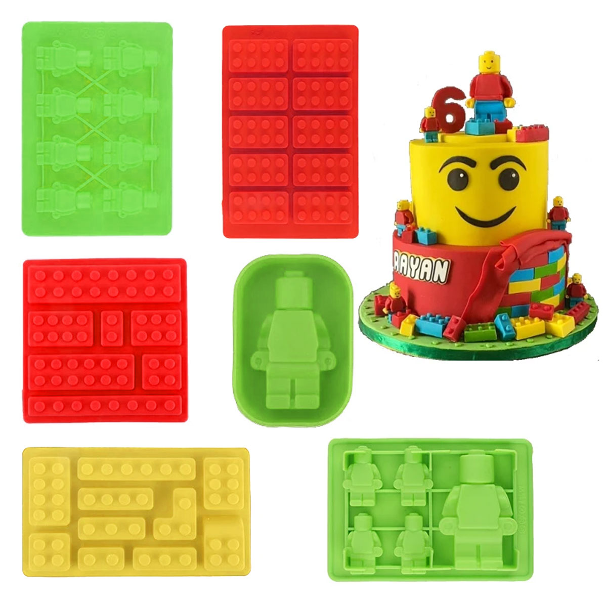 5-Cavity Robots Silicone Candl - Soap Making Websites recension och pris