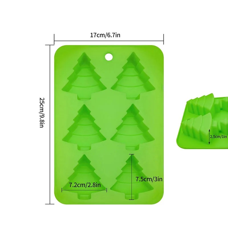 Christmas Tree Silicone Molds  - Soap Making Websites recension och pris