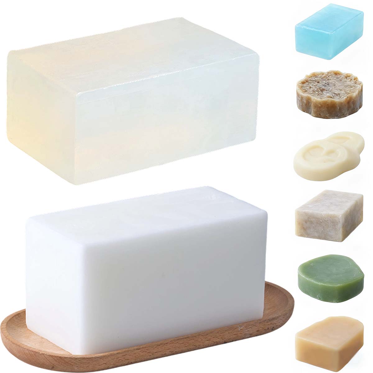 1000G Box Clear White Glycerin - Soap Making Kit For Beginners recension och pris