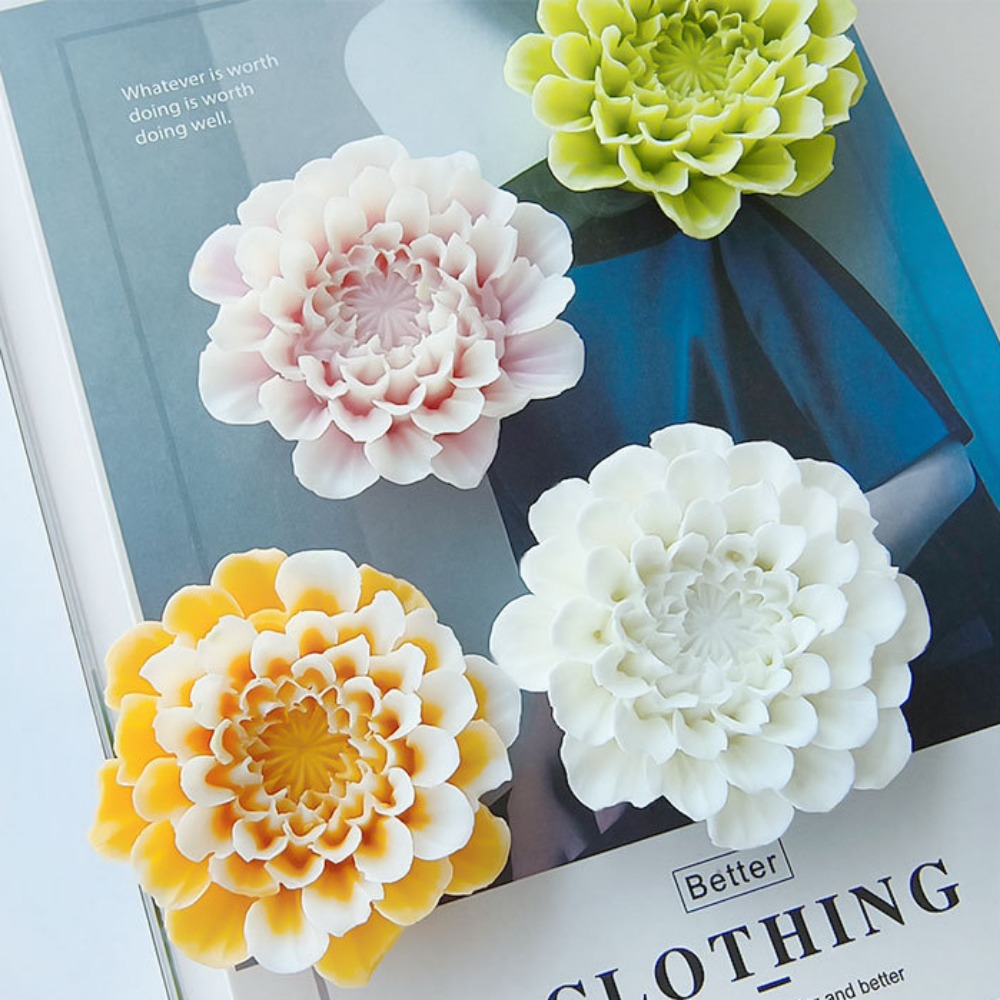 Multiple Petals Flower Candle  - Soap Making Websites recension och pris